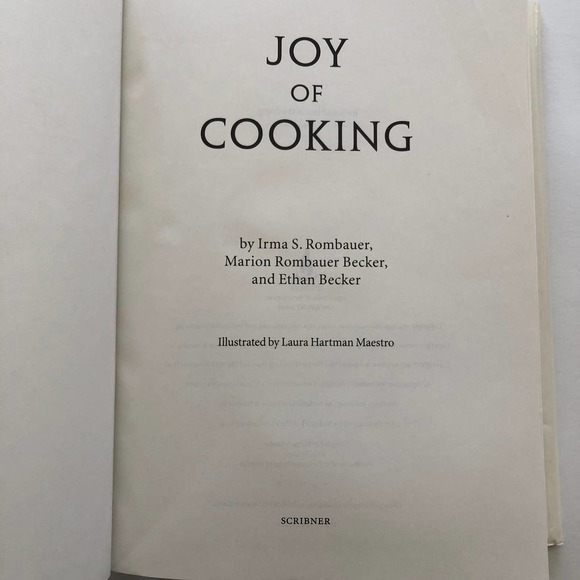 Joy Of Cooking Cookbook By Irma & Marion Rombauer Becker - Picture 2 of 4